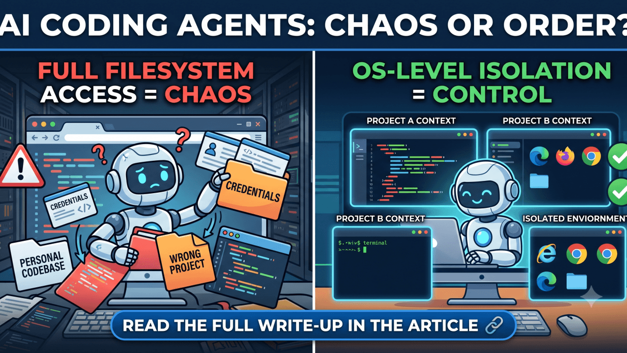 Your AI coding agent reads all your other projects and secrets. That's a problem worth fixing.